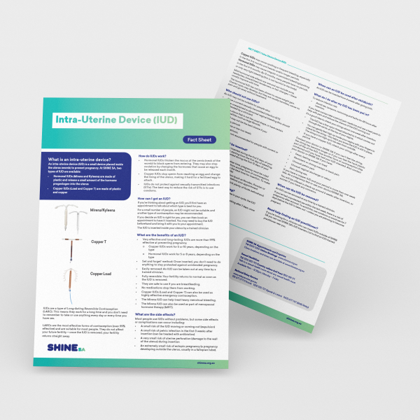 Intra-Uterine Device (IUD) - Fact Sheet