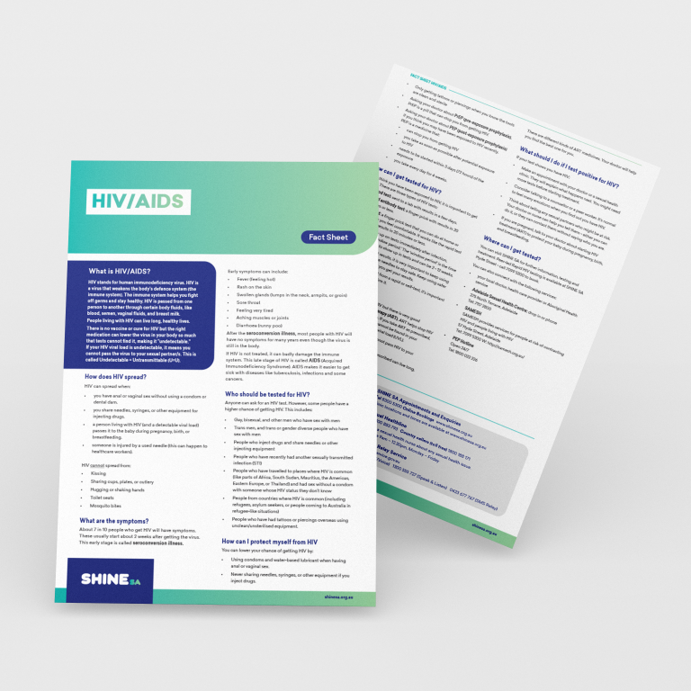 HIV/AIDS – SHINE SA