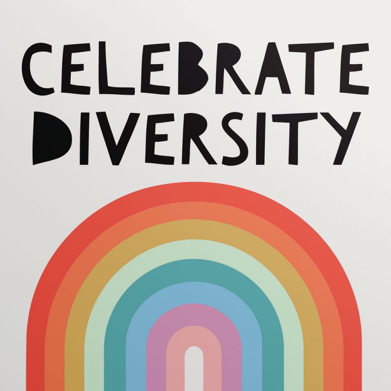 Celebrate Diversity LGBTIQA+ Poster - SHINE SA